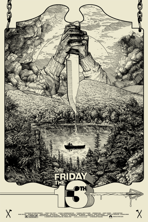 FRIDAY THE 13TH (keyline) by Nathan Chesshir