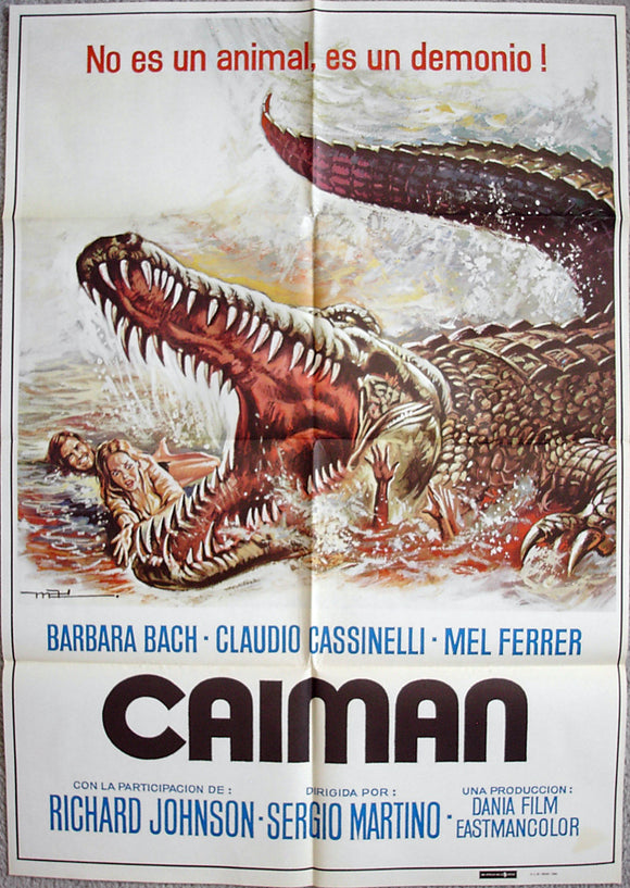 GREAT ALLIGATOR, THE - Spanish poster