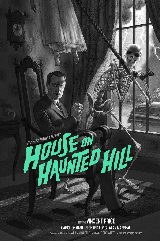 HOUSE ON HAUNTED HILL (variant) by Jonathan Burton