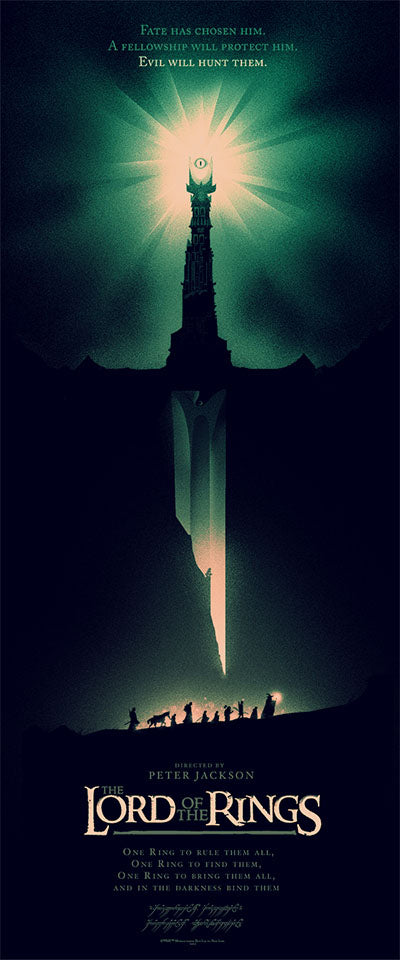 LORD OF THE RINGS (regular edition) by Olly Moss