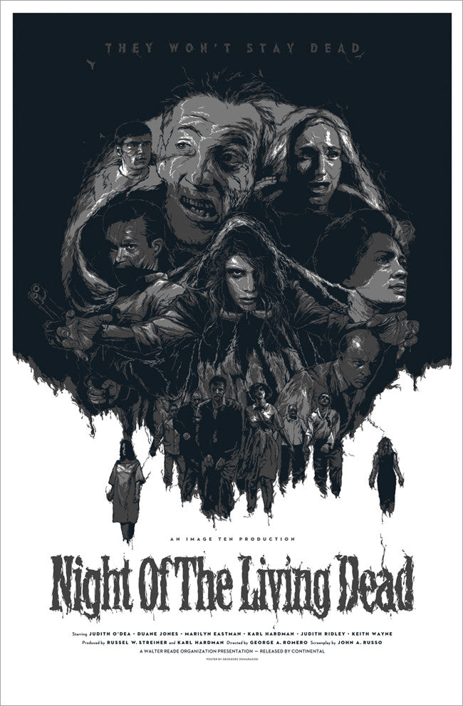 NIGHT OF THE LIVING DEAD (variant) by Grzegorz "Gabz" Domaradzki