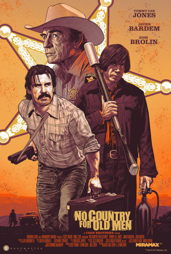 NO COUNTRY FOR OLD MEN (variant) by Chris Weston