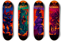KING CRAB THPS 1+2 Skate Deck by Tom Whalen