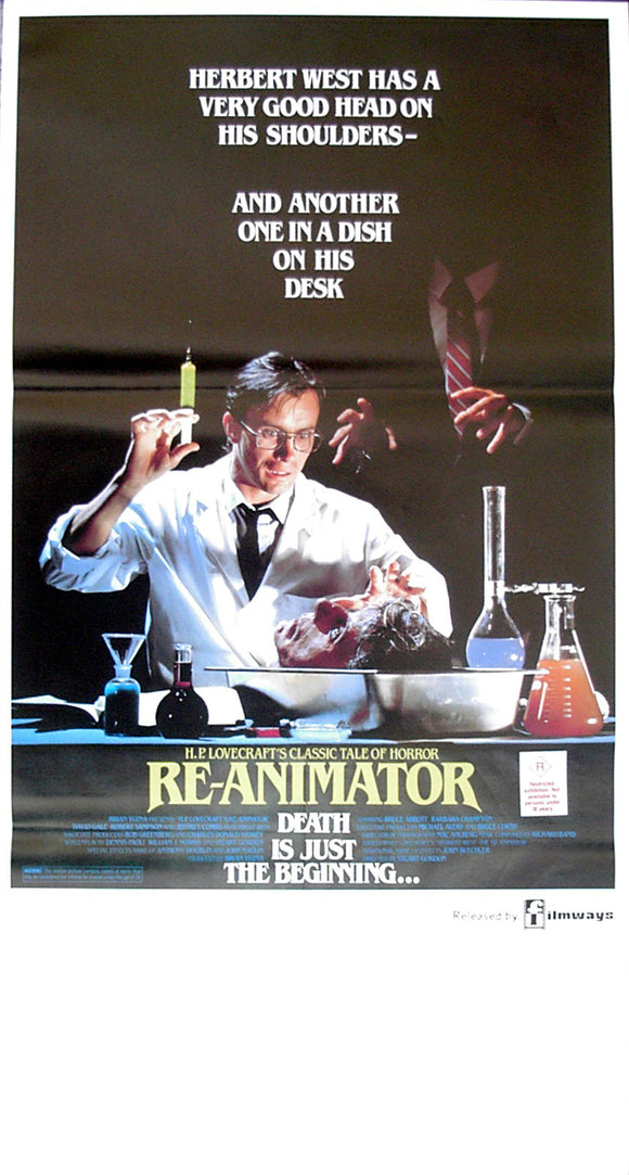 RE-ANIMATOR - Australian poster