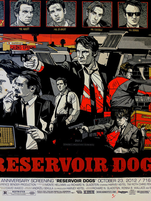 RESERVOIR DOGS (regular) by Tyler Stout – RARE PRINTS AND POSTERS