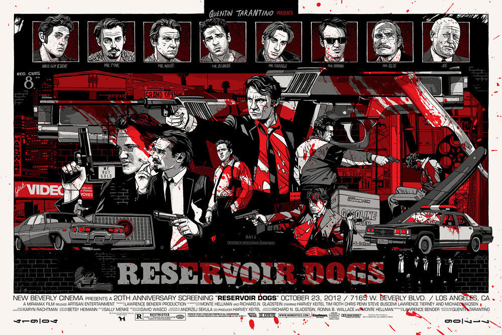RESERVOIR DOGS (variant) by Tyler Stout