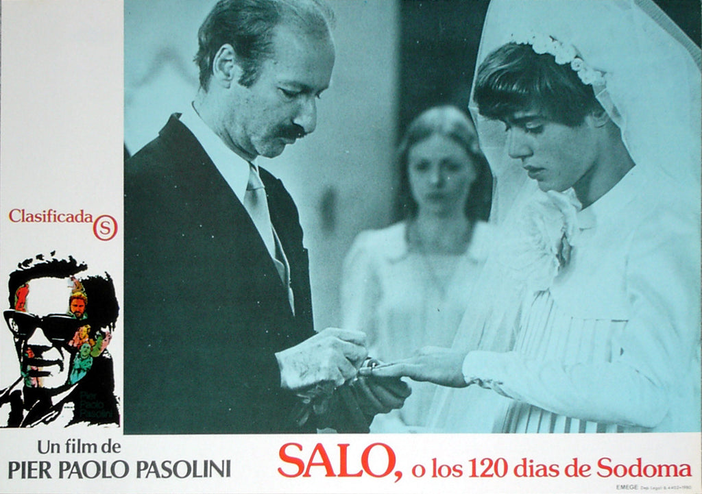 SALO: 120 DAYS OF SODOM - Spanish lobby card v03