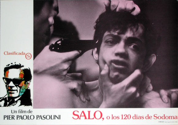 SALO: 120 DAYS OF SODOM - Spanish lobby card v12