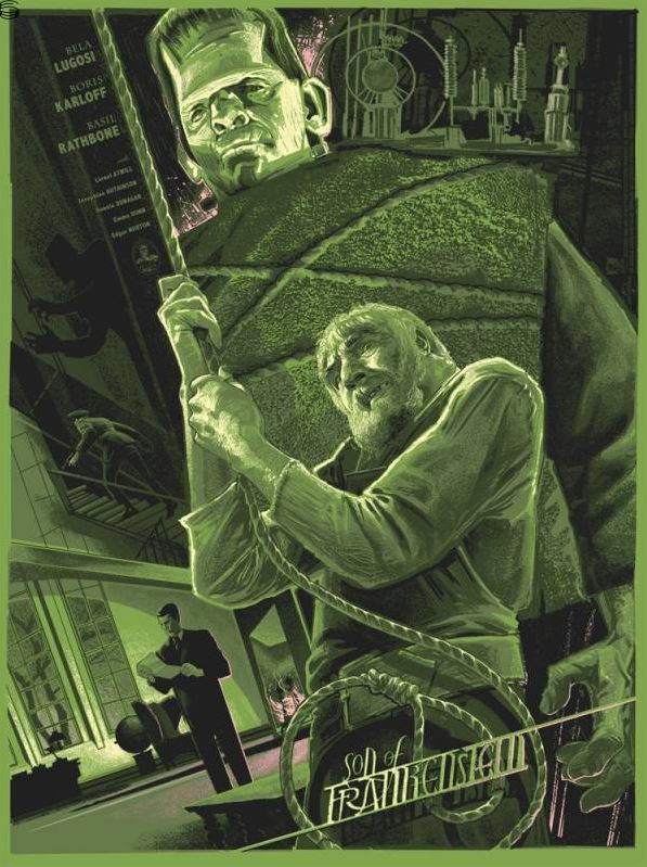 SON OF FRANKENSTEIN (green variant) by Rich Kelly