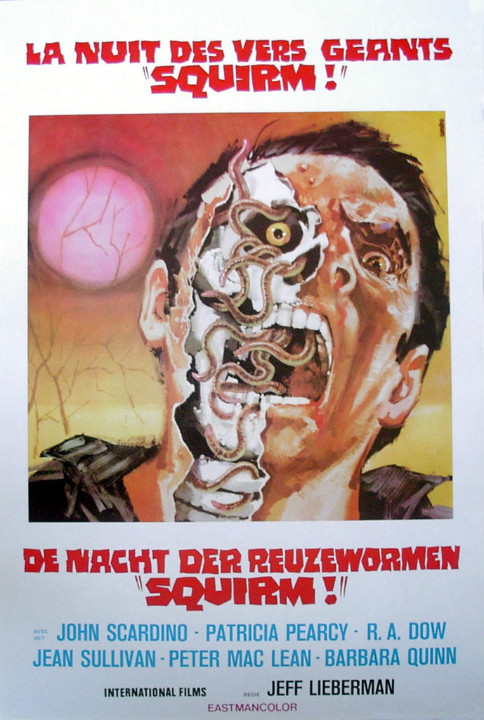 SQUIRM - Belgian poster