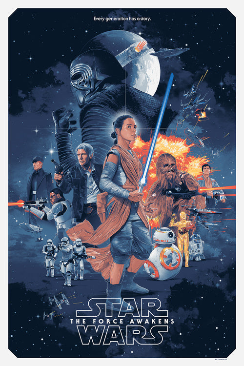 STAR WARS: THE FORCE AWAKENS (regular) by Grzegorz "Gabz" Domaradzki
