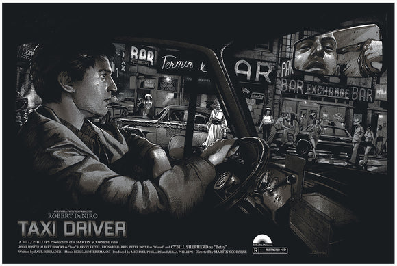 TAXI DRIVER (silver variant) by Barret Chapman
