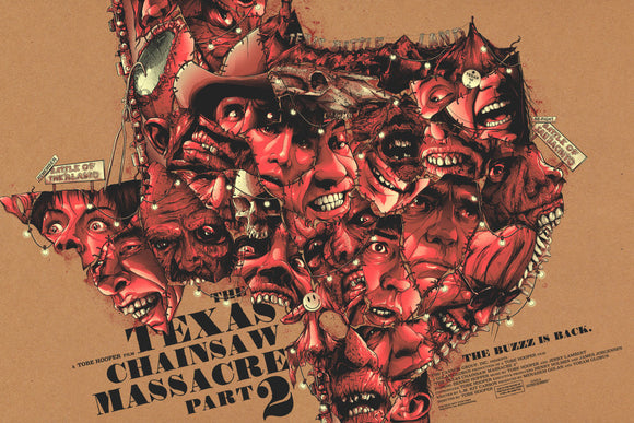 TEXAS CHAINSAW MASSACRE 2, THE (variant) by Matt Ryan Tobin