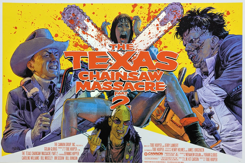 TEXAS CHAINSAW MASSACRE 2, THE (foil) by Robert Sammelin
