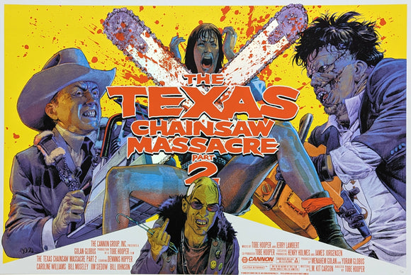 TEXAS CHAINSAW MASSACRE 2, THE (foil) by Robert Sammelin