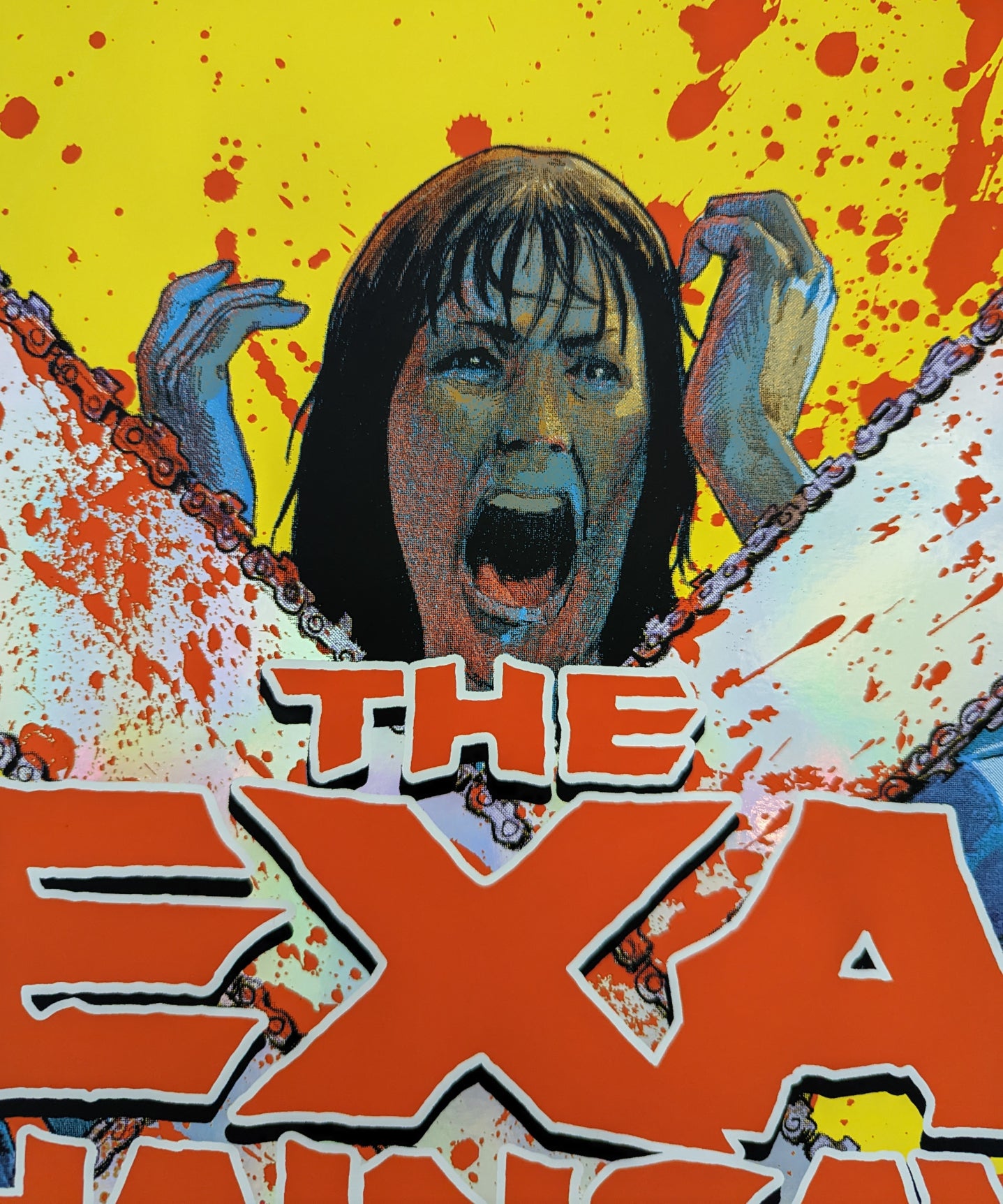 TEXAS CHAINSAW MASSACRE 2, THE (foil) by Robert Sammelin