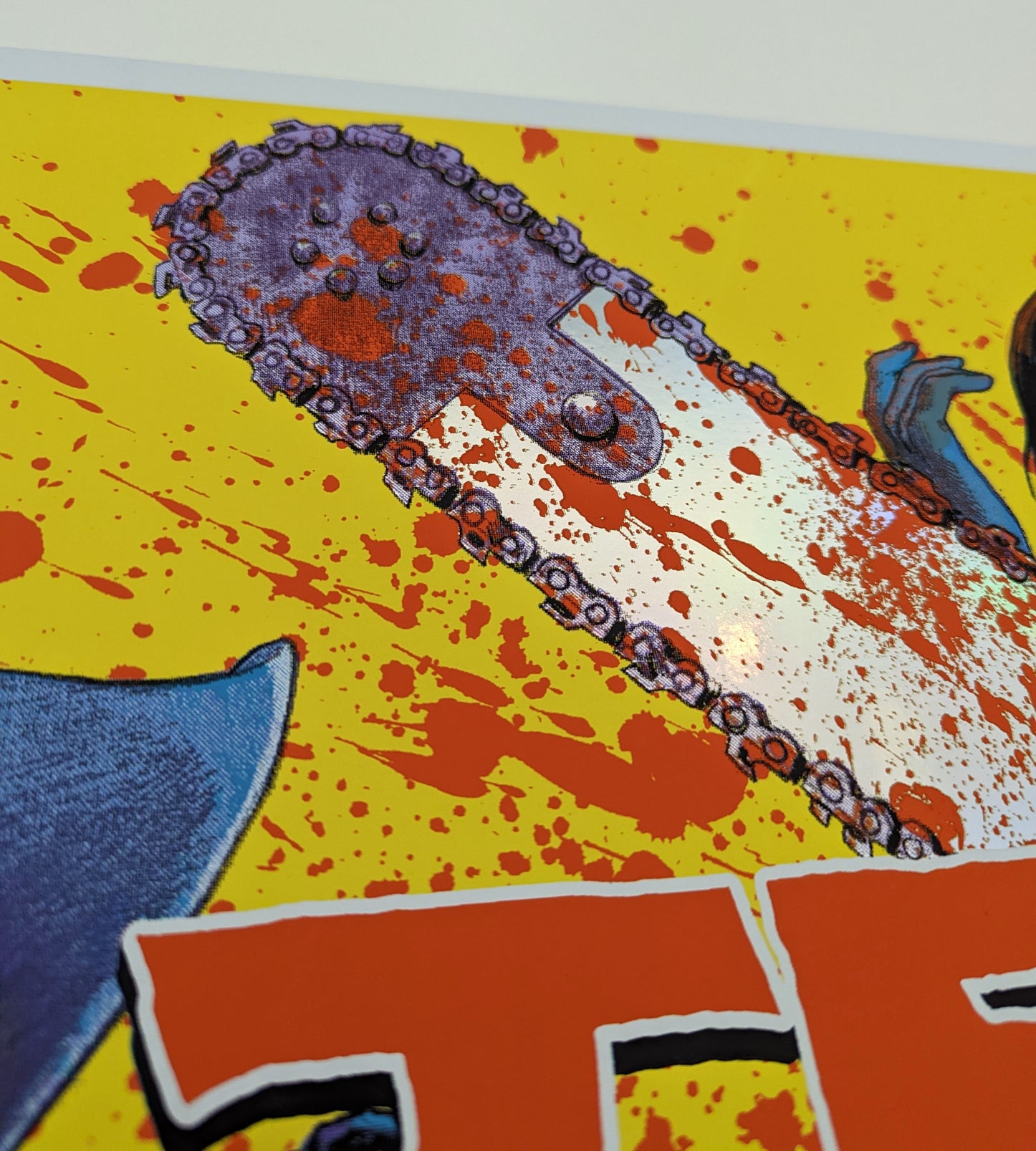 TEXAS CHAINSAW MASSACRE 2, THE (foil) by Robert Sammelin