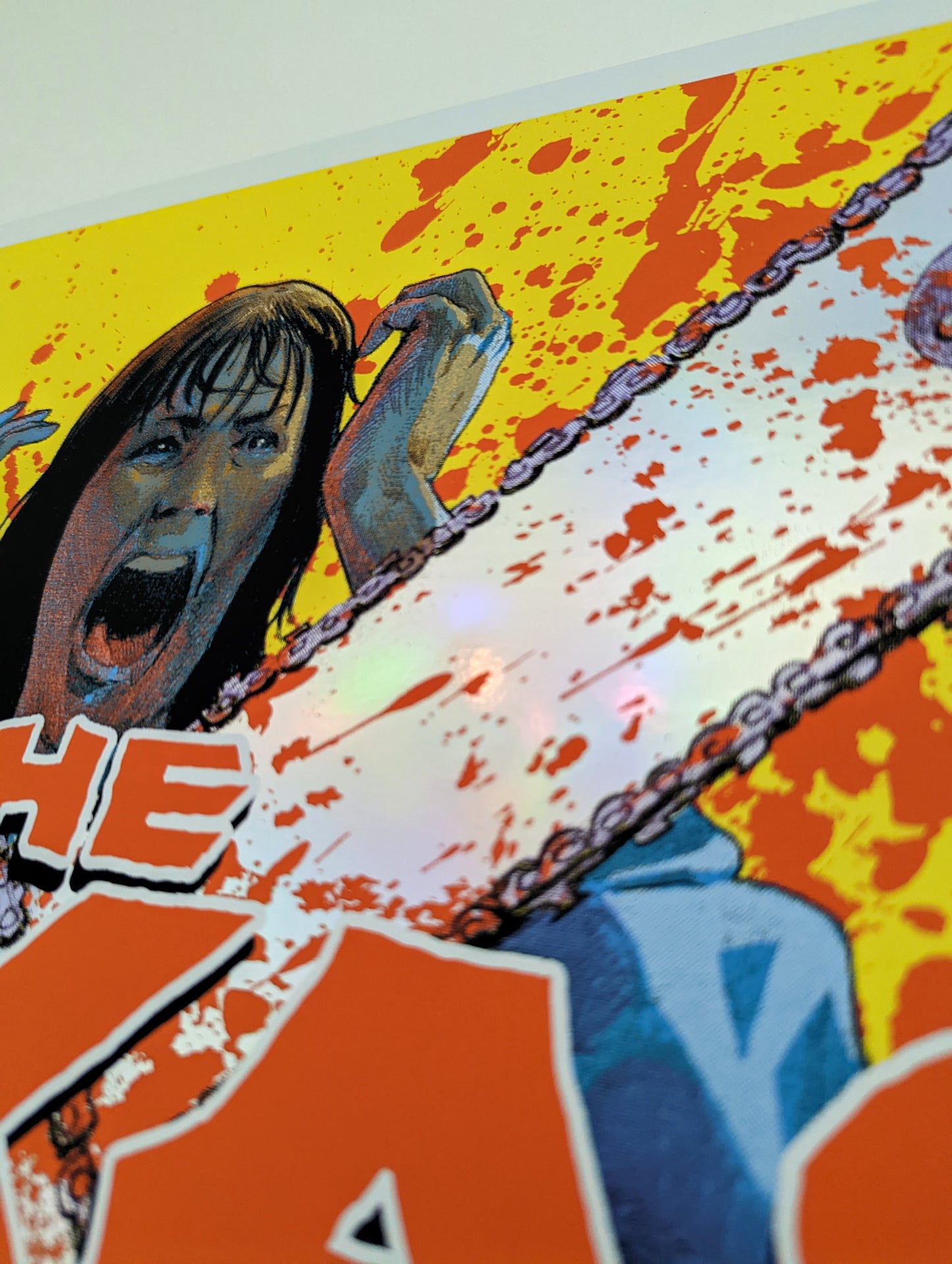 TEXAS CHAINSAW MASSACRE 2, THE (foil) by Robert Sammelin