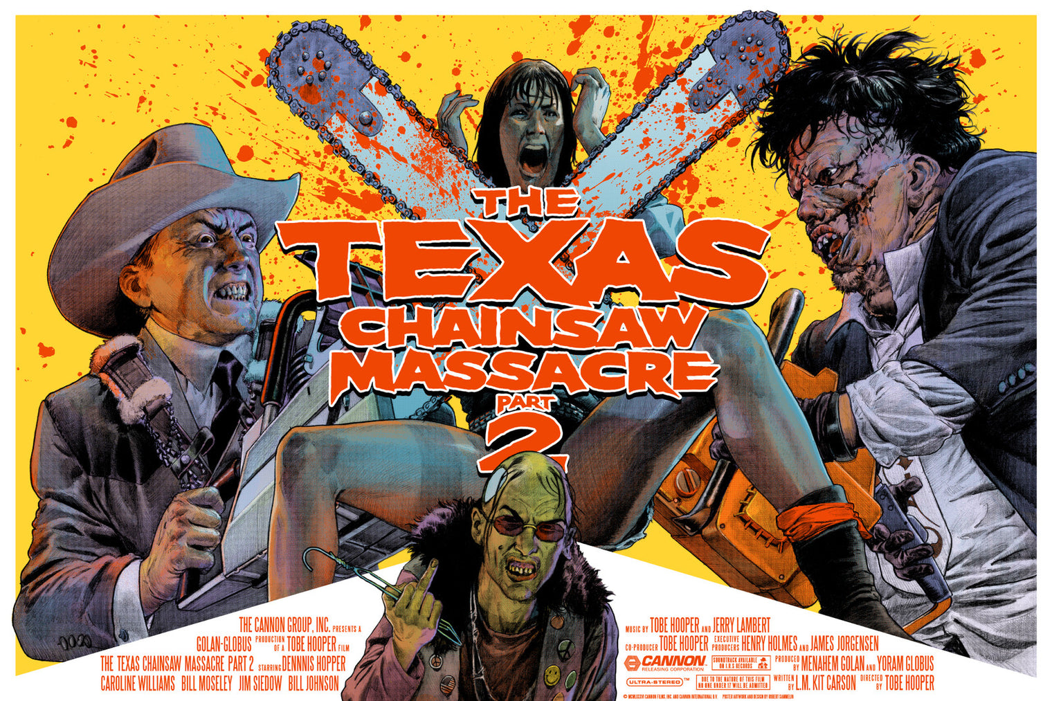 TEXAS CHAINSAW MASSACRE 2, THE (regular) by Robert Sammelin