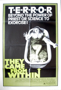 THEY CAME FROM WITHIN - US one-sheet poster