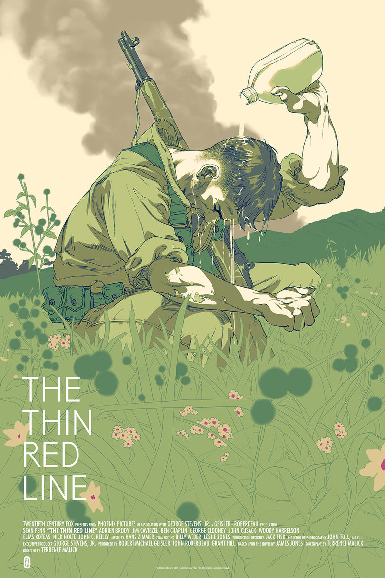 THE THIN RED LINE (regular) by Tomer Hanuka