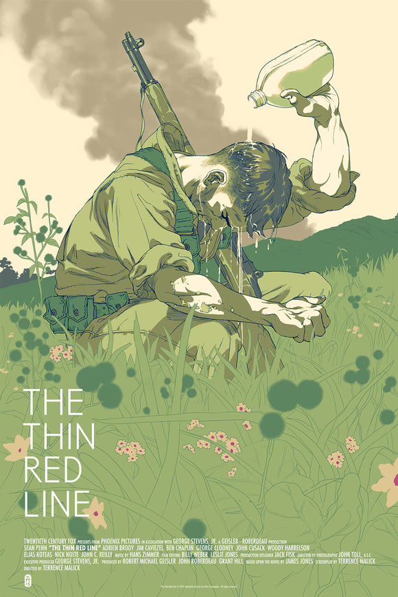 THE THIN RED LINE (regular) by Tomer Hanuka