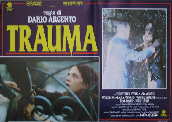 TRAUMA - Italian photobusta poster v6